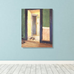 Vintage Impressionism, Middagsstund av Anna Ancher Canvastryck
