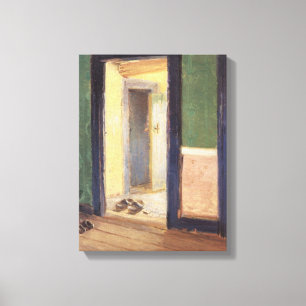 Vintage Impressionism, Middagsstund av Anna Ancher Canvastryck