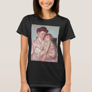 Vintage Impressionism, Sömnig Bebis av Mary Cassat T Shirt