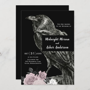 Vintage - inbjudan till Gothic Wedding