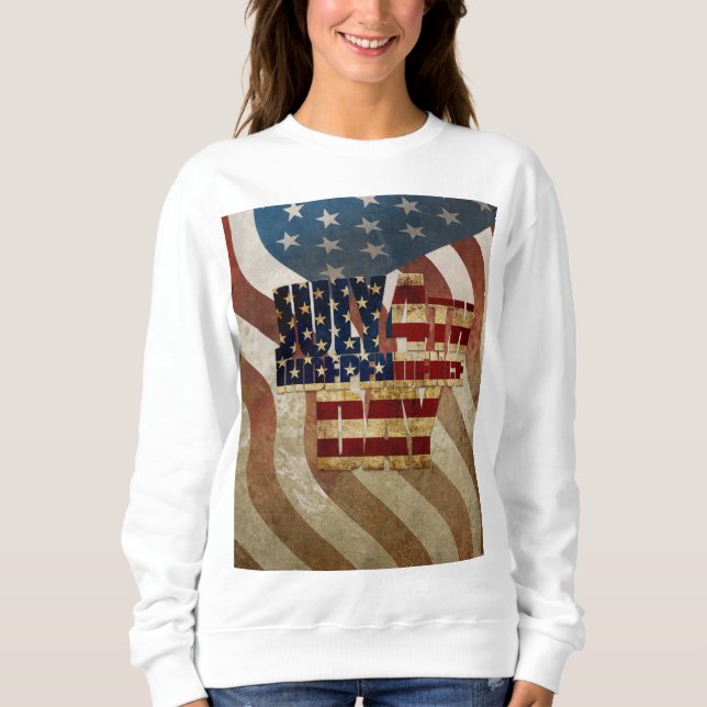Vintage Independence day 4:e-design T Shirt (Framsida)