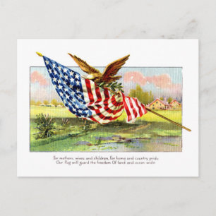 Vintage Independence day Vykort