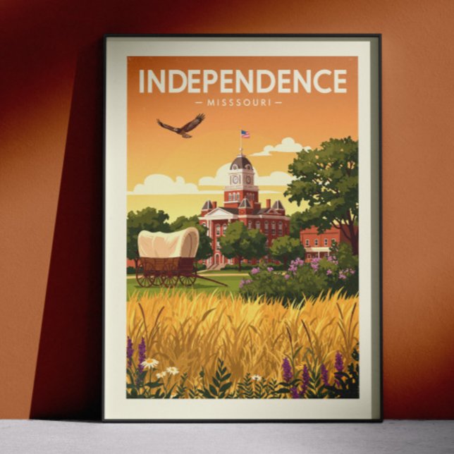 Vintage Independence Missouri Poster (Skapare uppladdad)