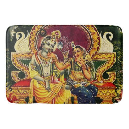 Vintage indian bad mat badrumsmatta