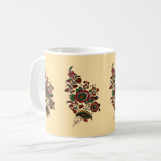 Vintage Indian Cotton Chintz Fabric Kaffemugg