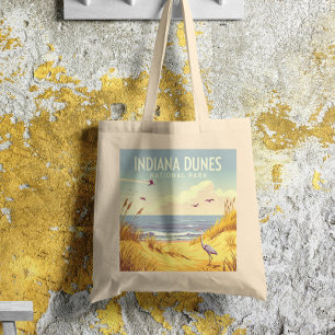 Vintage Indiana Dunes National Park Tygkasse