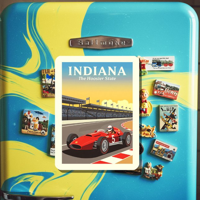 Vintage Indiana Magnet (Skapare uppladdad)