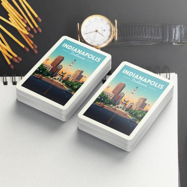 Vintage Indianapolis Indiana Casinokort (Skapare uppladdad)