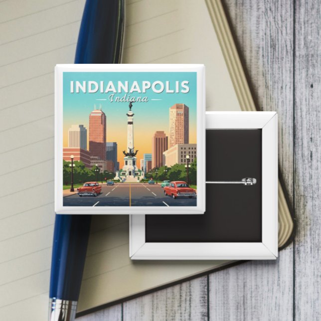 Vintage Indianapolis Indiana Knapp (Skapare uppladdad)