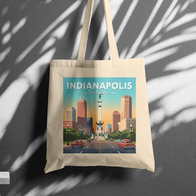 Vintage Indianapolis Indiana Tygkasse (Skapare uppladdad)
