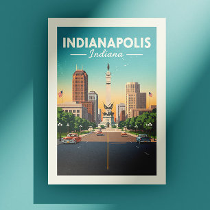Vintage Indianapolis Indiana Vykort