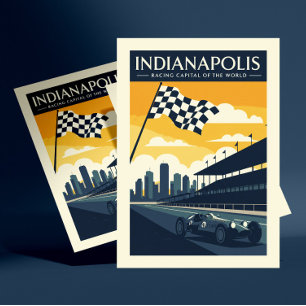 Vintage Indianapolis Vykort
