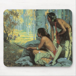 Vintage Indians, Taos Turkey Hunters av Couse Musmatta
