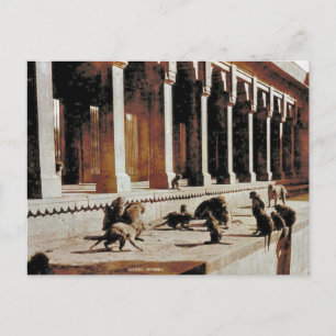 Vintage Indien, Monkey temple Vykort