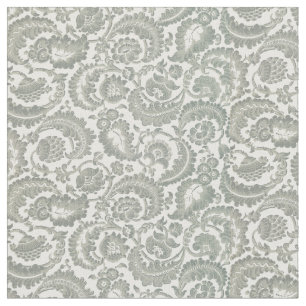 Vintage Indien Stil Blommigt Chintz Mönster Tyg