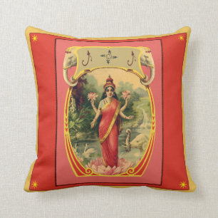 Vintage Indiska gudinnan Pillow Kudde