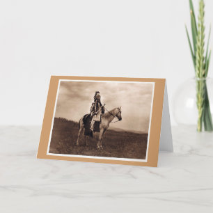 Vintage Indiska Krig-chef Kort