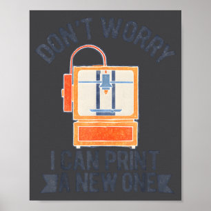 Vintage Inga problem jag kan skriva ut en ny rolig Poster