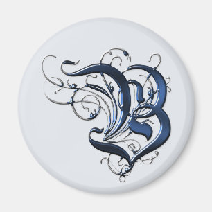 VINTAGE INITIALER B MAGNET