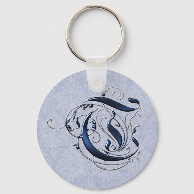 Vintage Inledande T Nyckelring (Framsida)