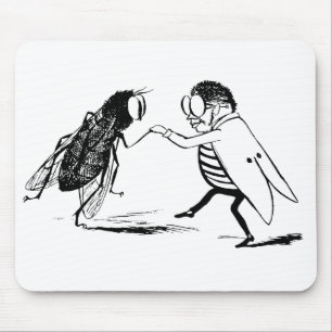 Vintage insekter dansar; Flaskafluga Musmatta