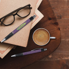 Vintage Inspicerad Elegant Blommigt Personlig Penn