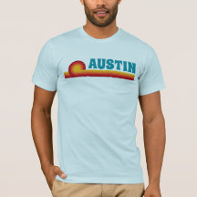 Vintage-Inspired Austin Kärlek Manar Unionen Tee