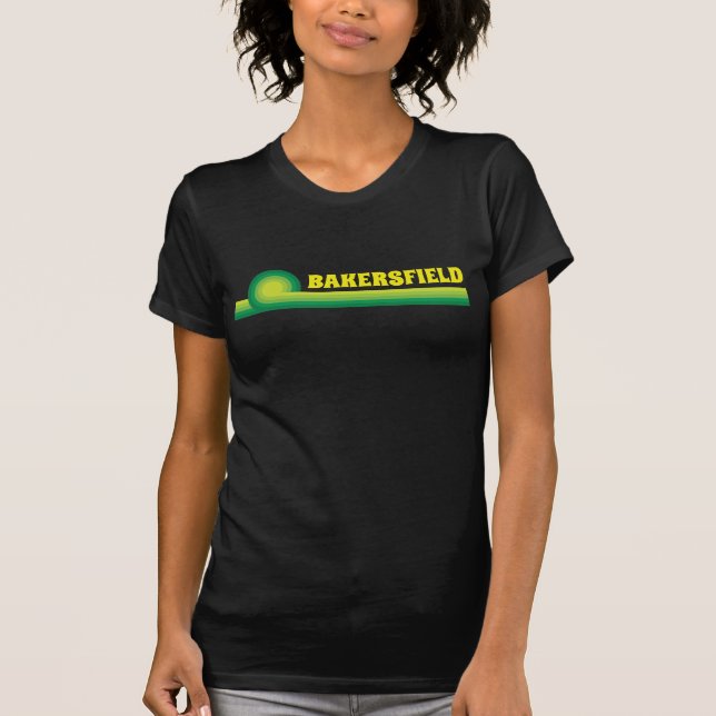 Vintage-Inspired Bakersfield Kärlek Women's Tee (Framsida)