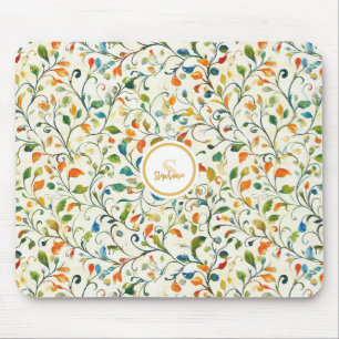 Vintage-Inspired Colorful Paisley Löv Mönster (2) Musmatta