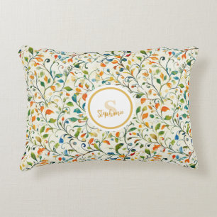 Vintage-Inspired Colorful Paisley Löv Mönster (2) Prydnadskudde