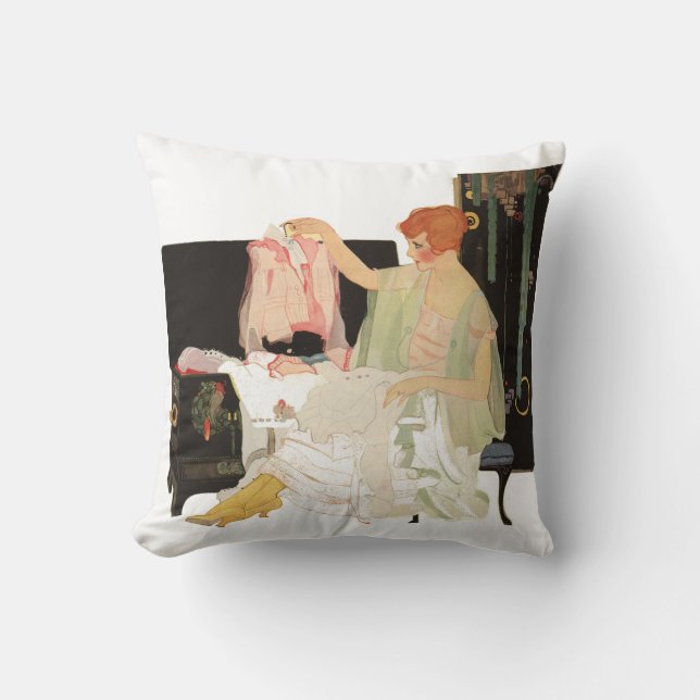 Vintage Inspired Comfy Pillow! Kudde (Framsida)