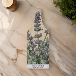 Vintage-Inspired Lavender Herbal Apothecary Paddle