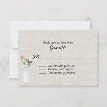 Vintage Inspired Linen och Mjölk Flaska Bröllop