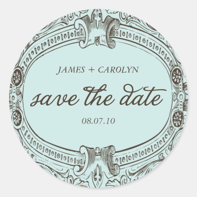 vintage inspirerad etikett (Framsida)