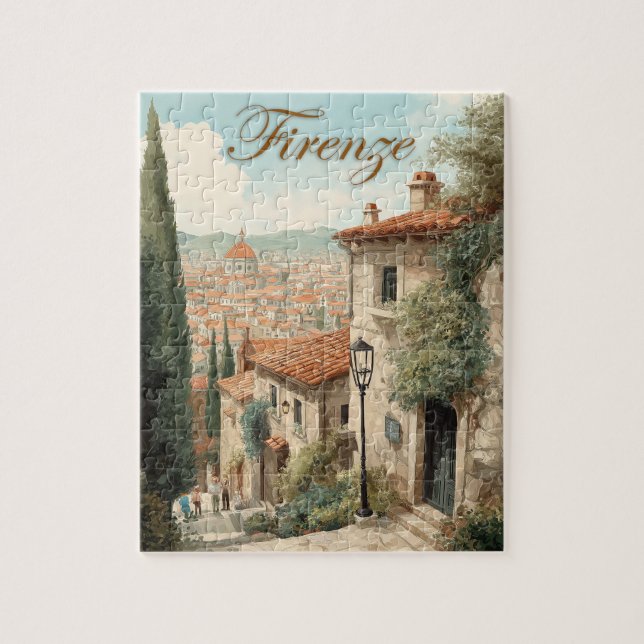 Vintage-inspirerad Florens Pussel (Vertikal)
