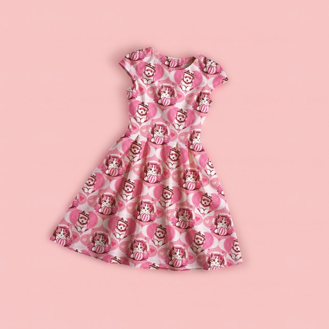 Vintage-inspirerade valpar och kattungar tyg (Skapare uppladdad)