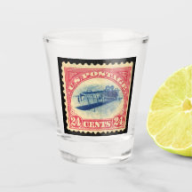 Vintage Inverted Jenny Shotglas