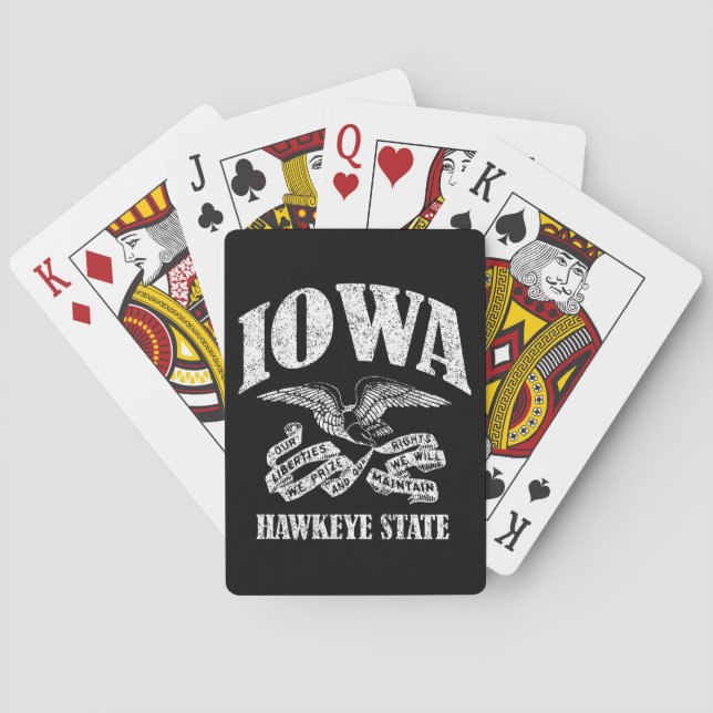 Vintage Iowa Casinokort (Baksidan)