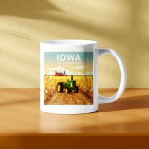 Vintage Iowa Kaffemugg