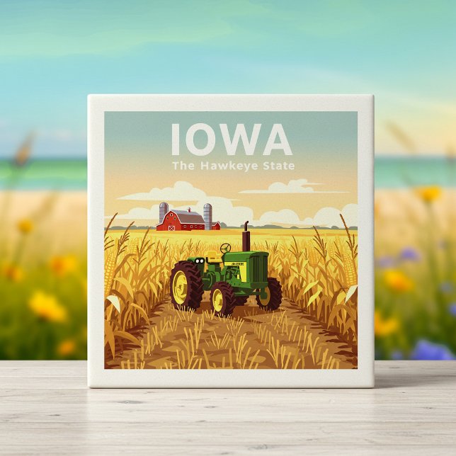 Vintage Iowa Kakelplatta (Skapare uppladdad)