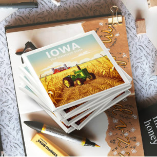 Vintage Iowa Magnet