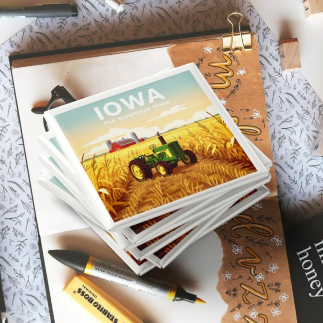 Vintage Iowa Magnet (Skapare uppladdad)