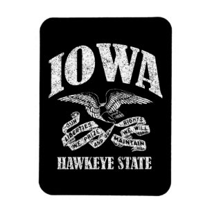 Vintage Iowa Magnet