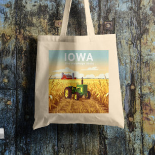 Vintage Iowa Tygkasse