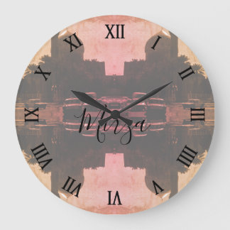 Vintage Irak Bagdad moské taxibilar Stor Klocka