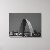 Vintage Irak Baghdad Okänd Soldier Arch