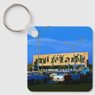 Vintage Irak Baghdad tahrir Square Nyckelring