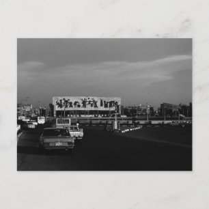 Vintage Irak Baghdad tahrir Square Vykort