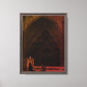Vintage Iran Isfahan fredagsmoské Canvastryck