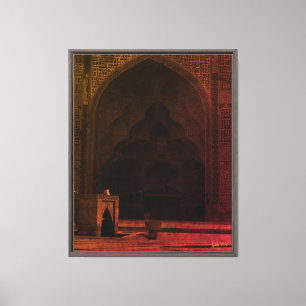 Vintage Iran Isfahan fredagsmoské Canvastryck
